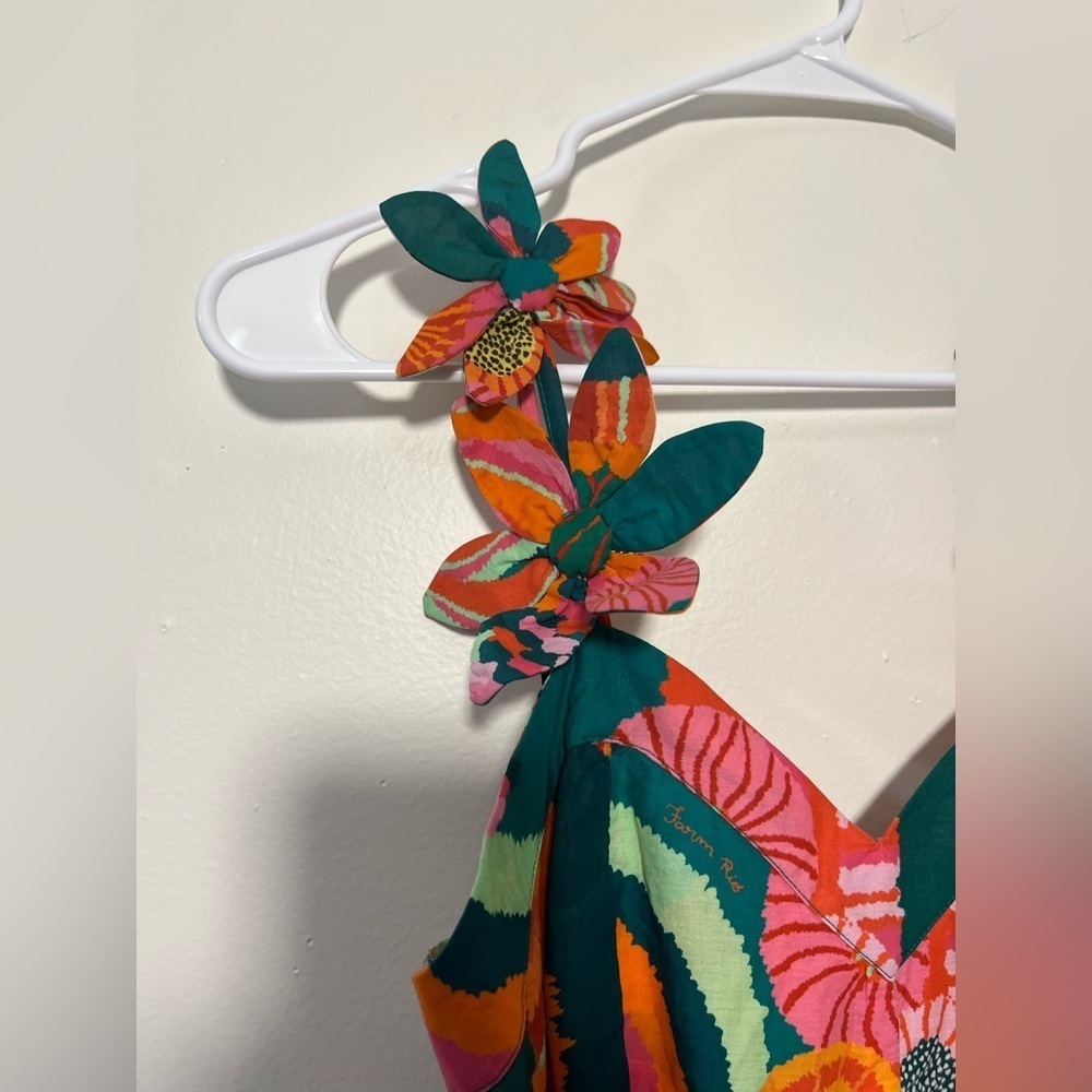 Farm Rio x Anthropologie Pleated Palm Midi Dress - Picture 8 of 10